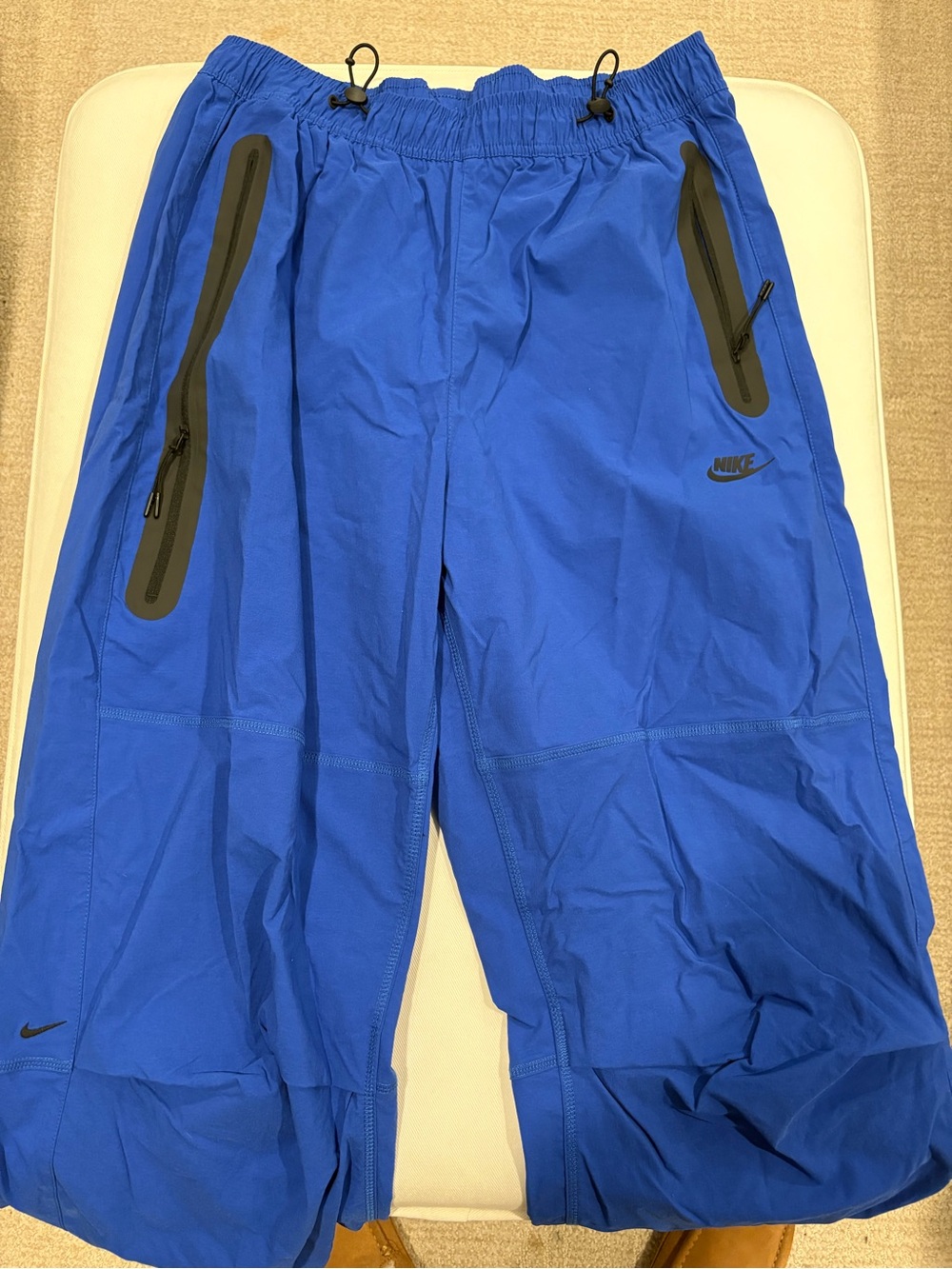 Nike Tech Men's Dri-FIT Woven Pants Blue Medium (NWOT)
